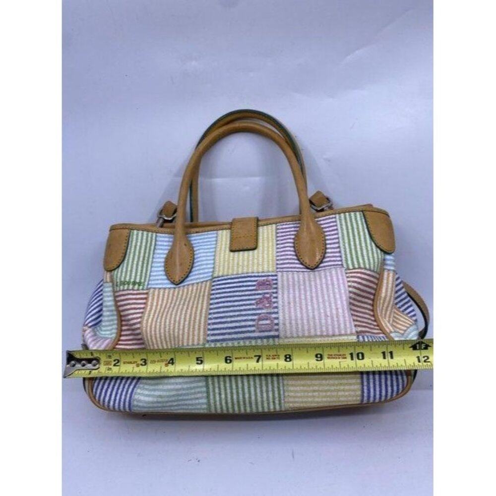 dooney and bourke handbag w strap multicolor canva - Picture 3 of 12